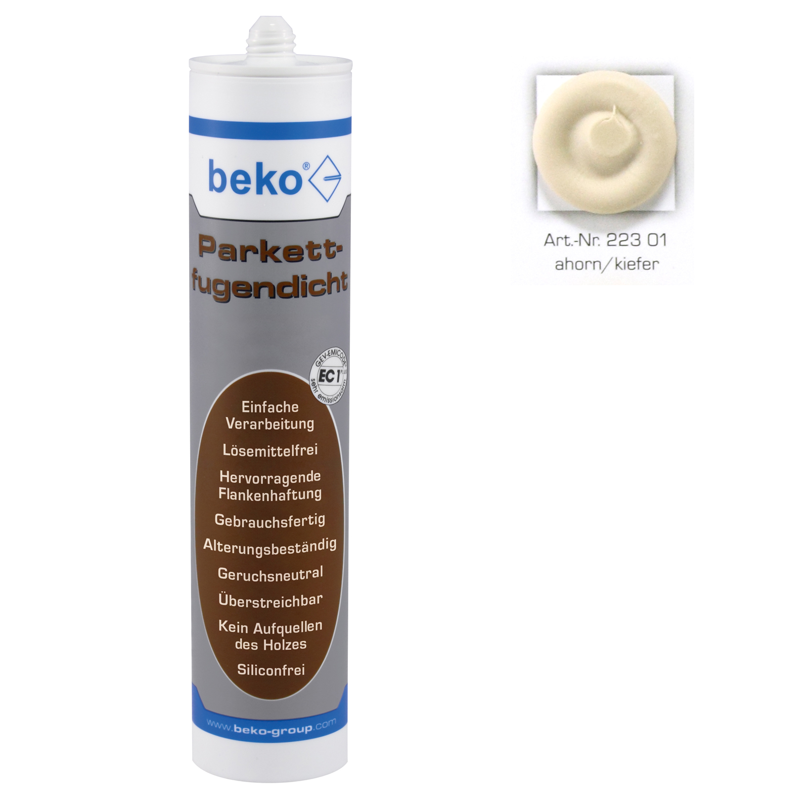 Beko Parkettfugendicht 310ml - ahorn / kiefer Fugendichtmasse Fugendichtstoff