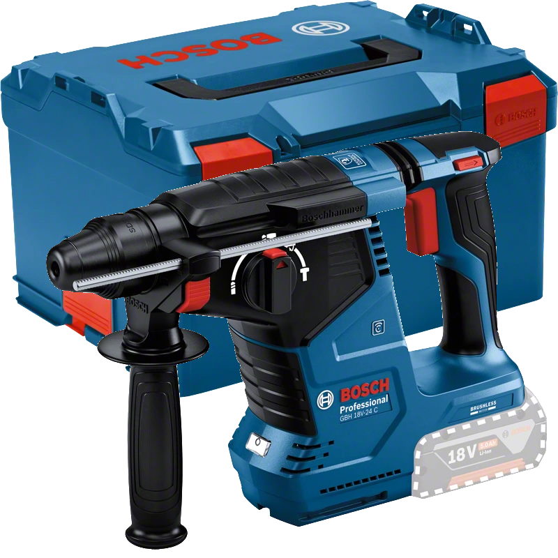 Bosch Akku Bohrhammer GBH 18V-24 - SDS-Plus - L-BOXX 238 - SOLO
