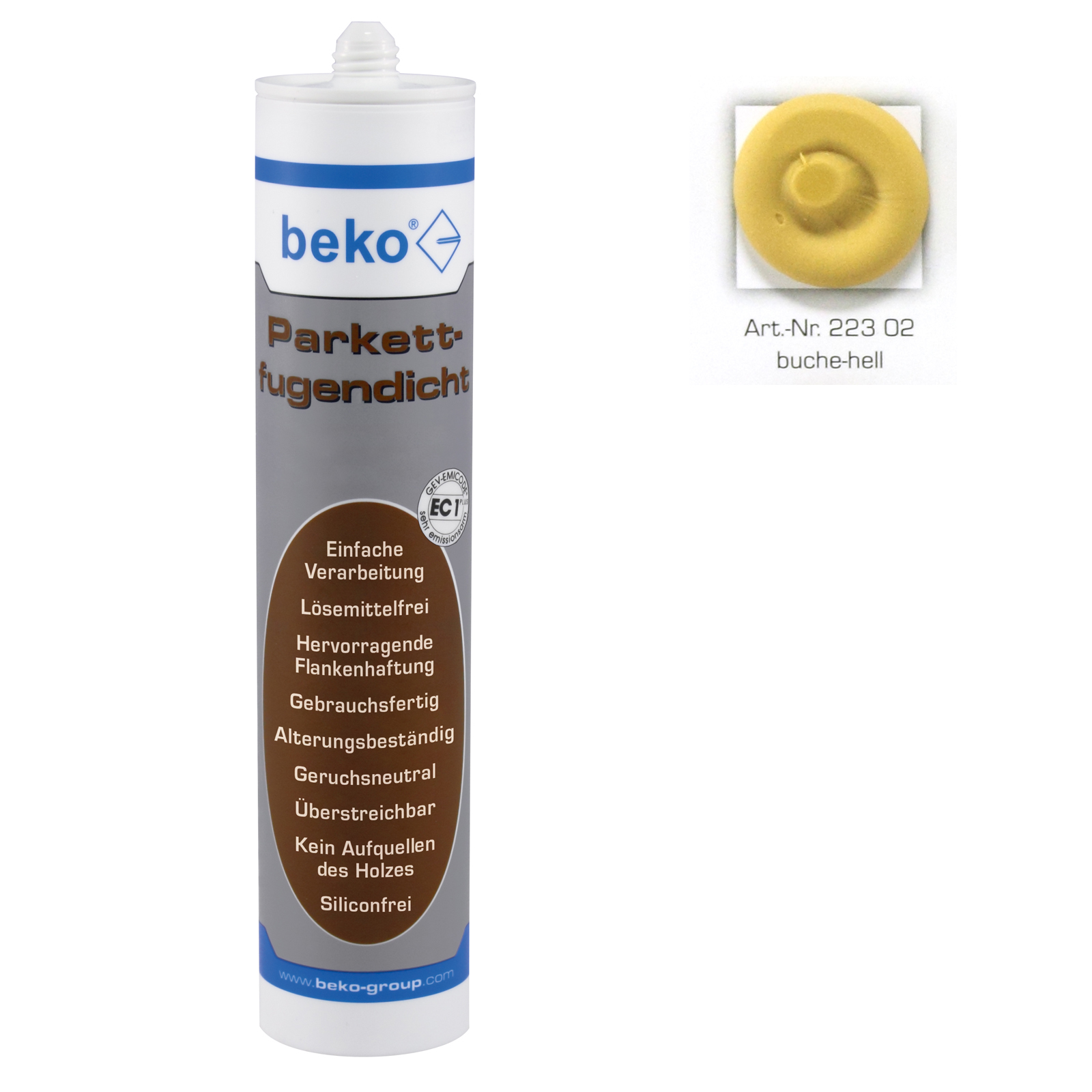 Beko Parkettfugendicht Buche Hell 310 ml