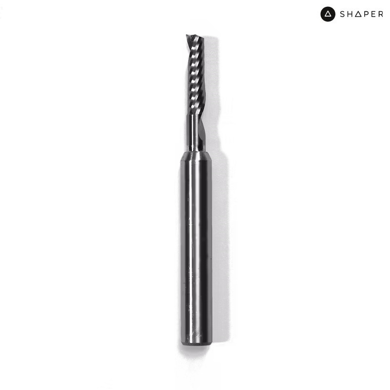 Shaper Spiralnutfräser 5mmx20mm - Einschneidig - 8mm Schaft - Schruppfräser