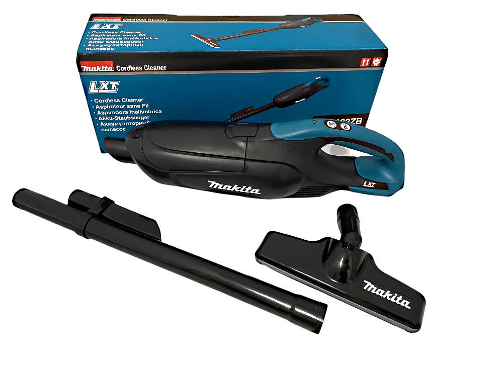 Makita Akku-Staubsauger DCL182ZB - mit Zubehör - im Karton - ohne Akku/Ladegerät