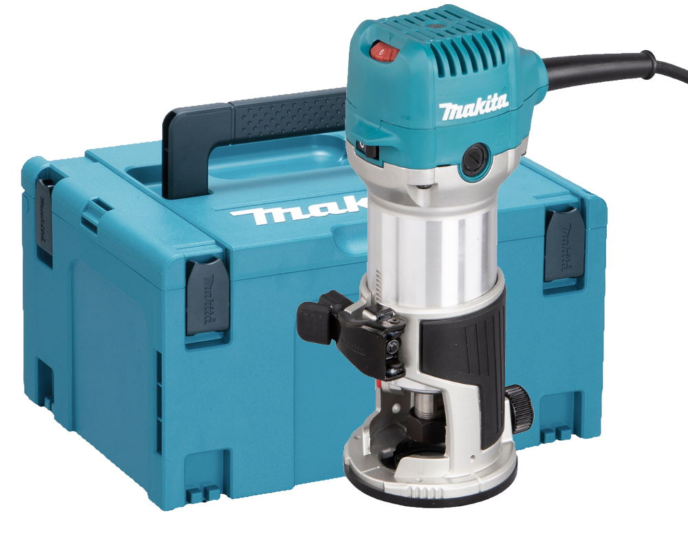 Makita Multifunktionsfräse RT0702CX2J - 710 Watt - bis 34000 Umdrehungen - im Koffer