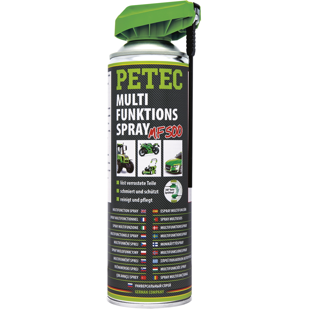 Petec 71250 Multifunktions-Spray - 500ml Dose - 360 Grad Sprühkopf