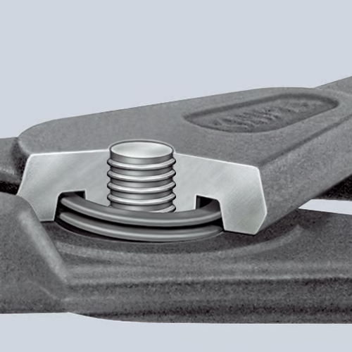 Knipex Präzisions-Sicherungsringzange - 4911A0 - 140mm - Außenringe auf Wellen