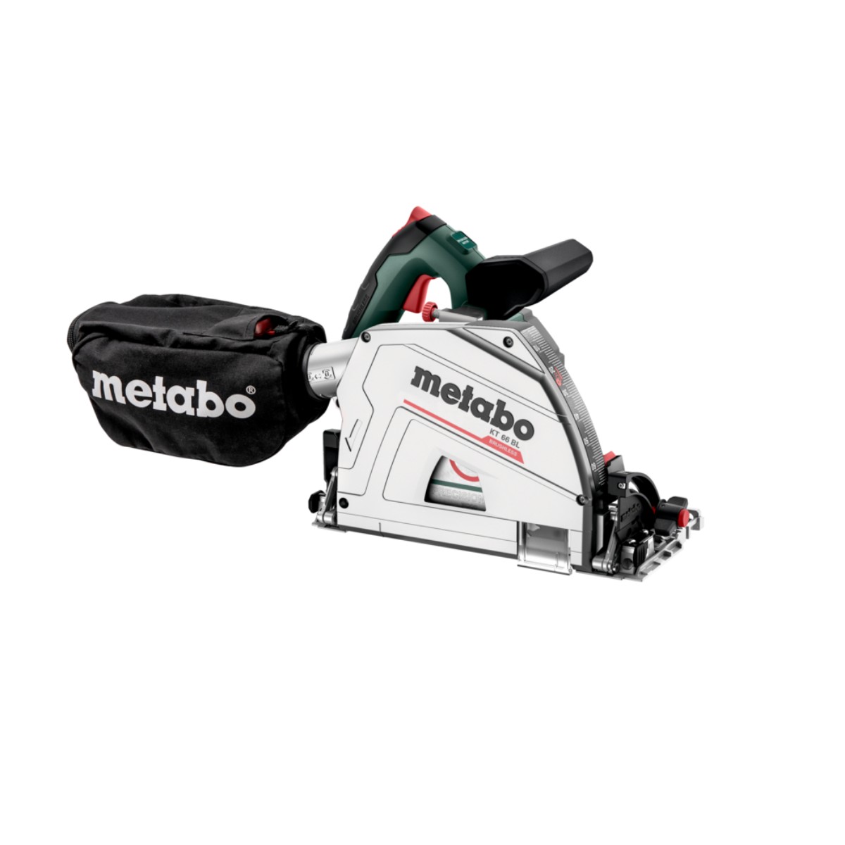 Metabo KT 66 BL Tauchkreissäge Set mit Führungsschiene FS 160, 1200 W