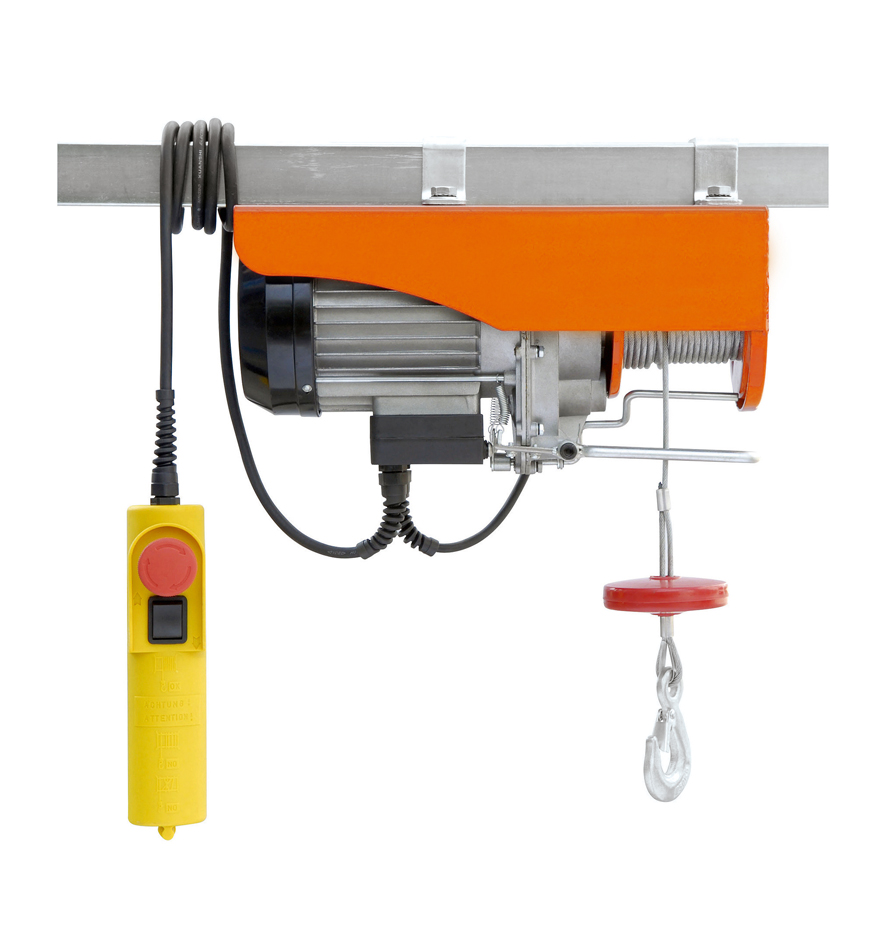 HM Müllner elektrische Seilwinde bis 400kg - 750 Watt - 12m Hebehöhe
