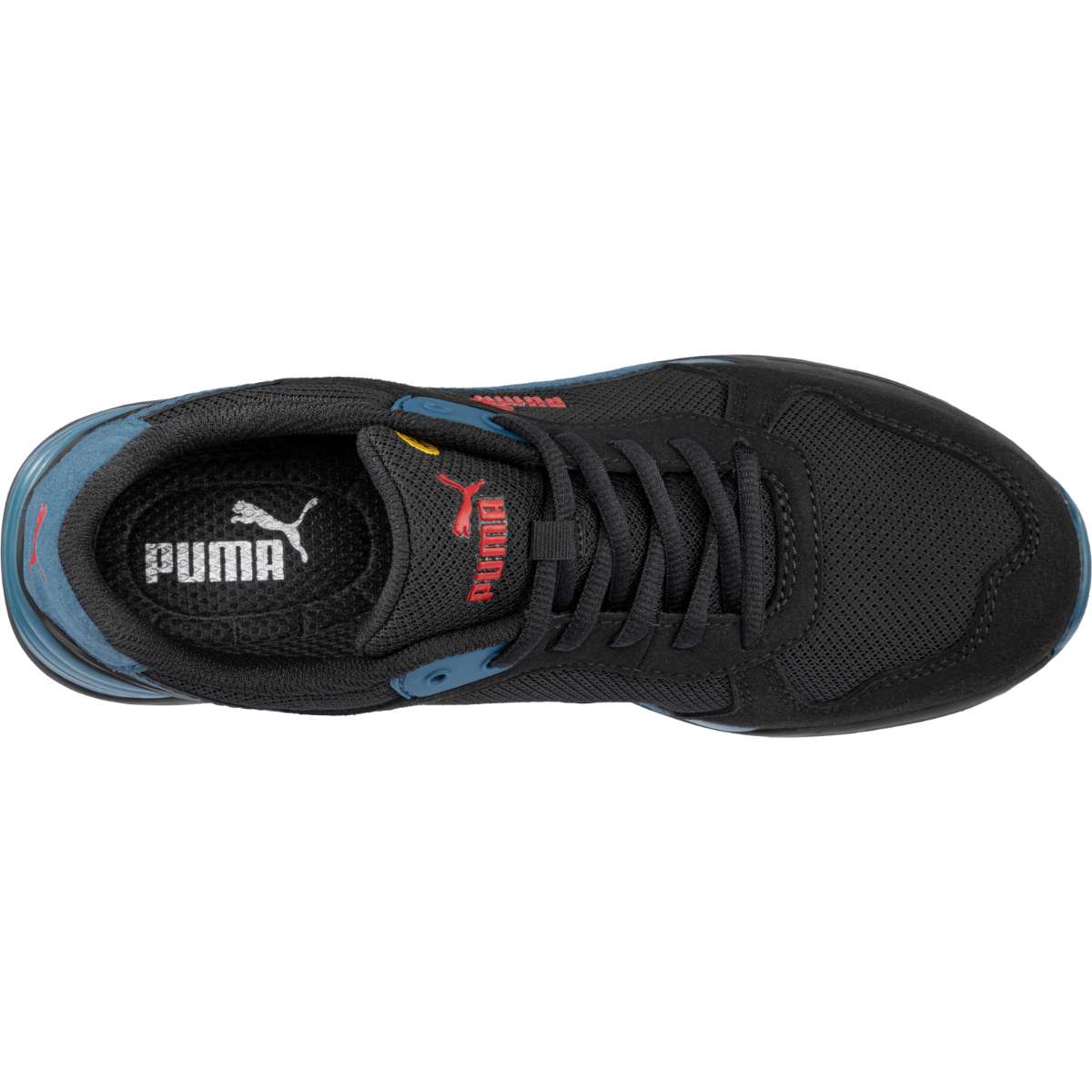 Puma Safety Sicherheitsschuhe Frontside low - schwarz/blau- S1PS - Größe 44