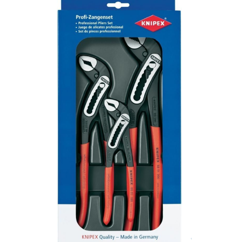 Knipex Alligator Zangenset Wasserpumpenzange Rohrzange Zange 00 20 09 V03