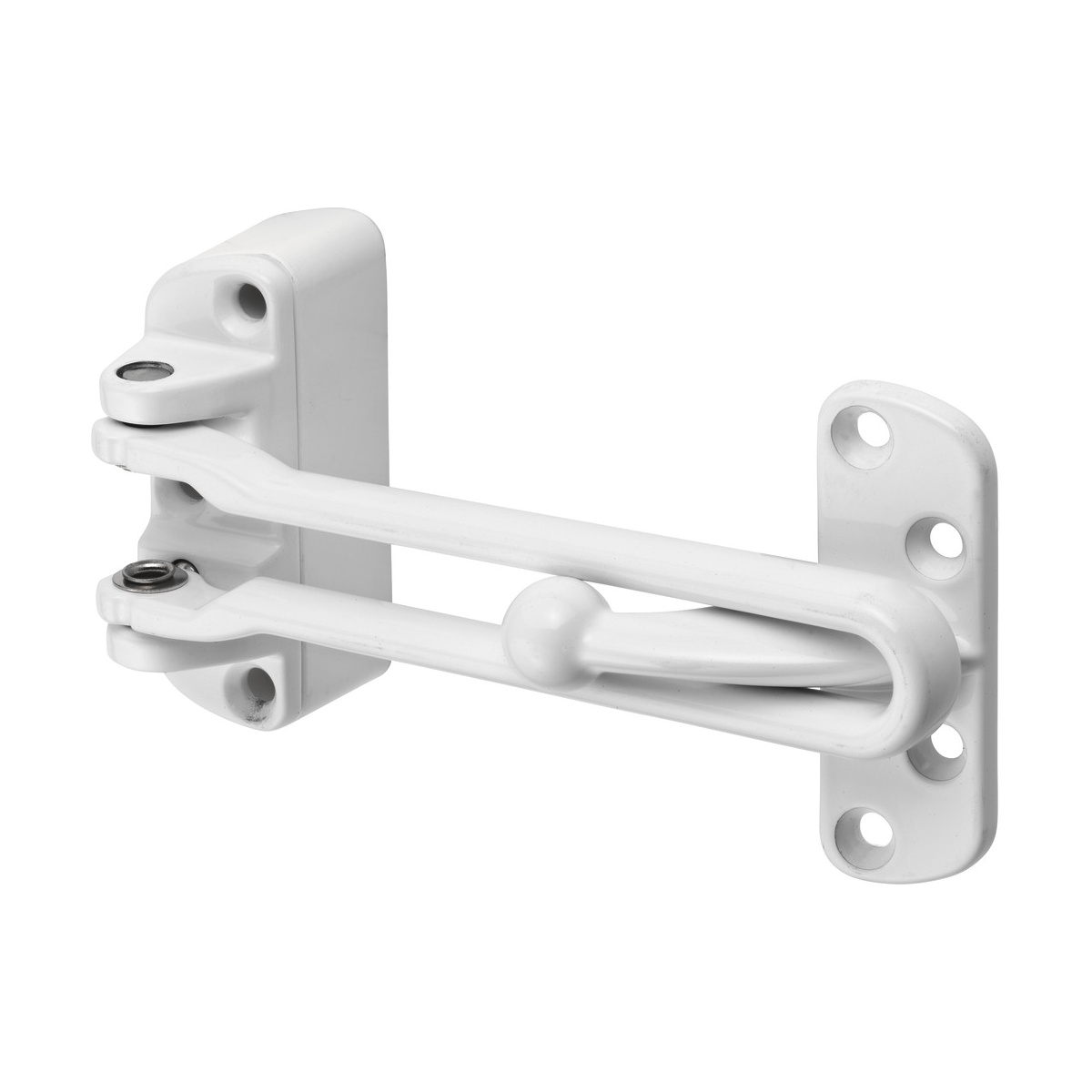 Abus Sperrbügel SPN110-21W Weiß für Wohnungs- und Haustüren mit 12 cm Türöffnung