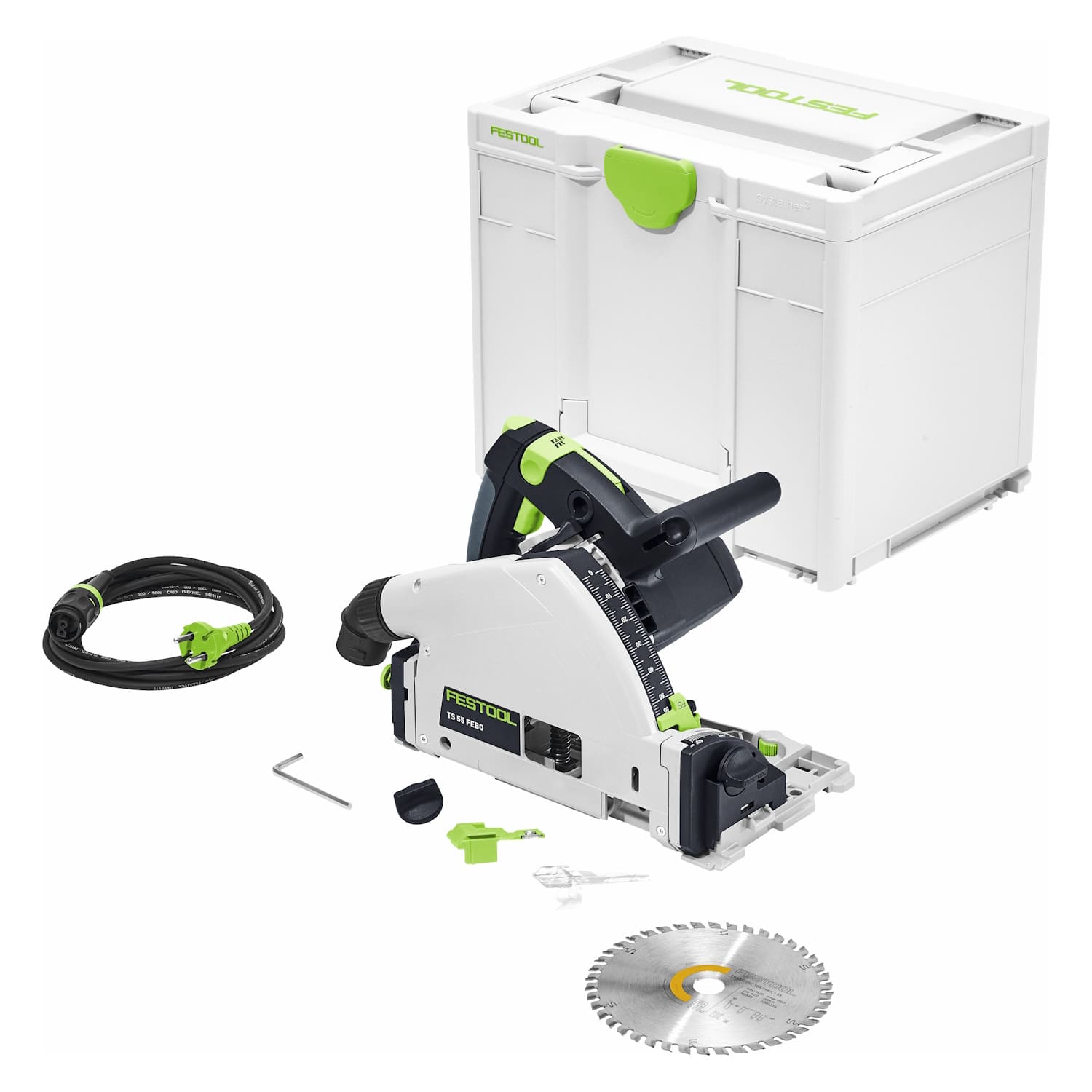 Festool Tauchsäge TS 55 FEBQ-Plus 1200 W - Führungsschienen kompatibel - 576703