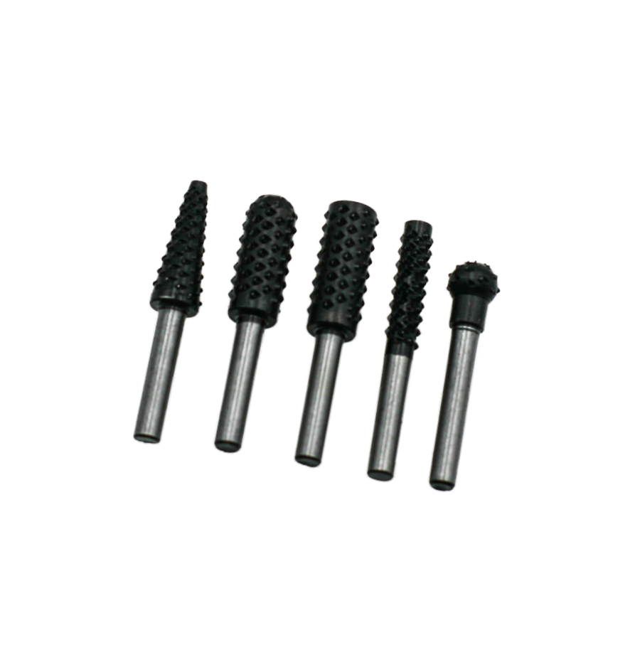 HM Müllner Profilraspel-Set - HFR5 - 5-teilig - 11mm Durchmesser - 6mm Schaft