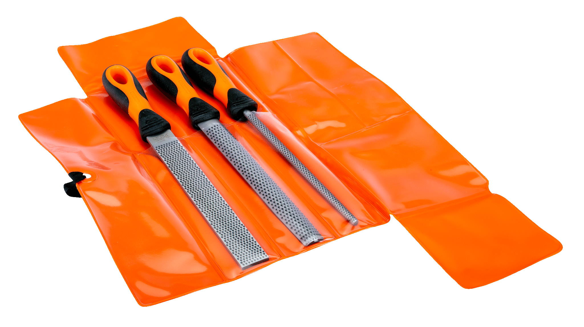 Bahco ERGO™ Raspelfeilensatz - Halbschlichthieb - 3-tlg - 200mm - 6-470-08-2-2