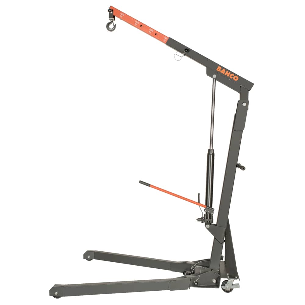 Bahco Werkstattkran 2T BH6FC2000 klappbar - Hydraulikkran mit 4 Positionen