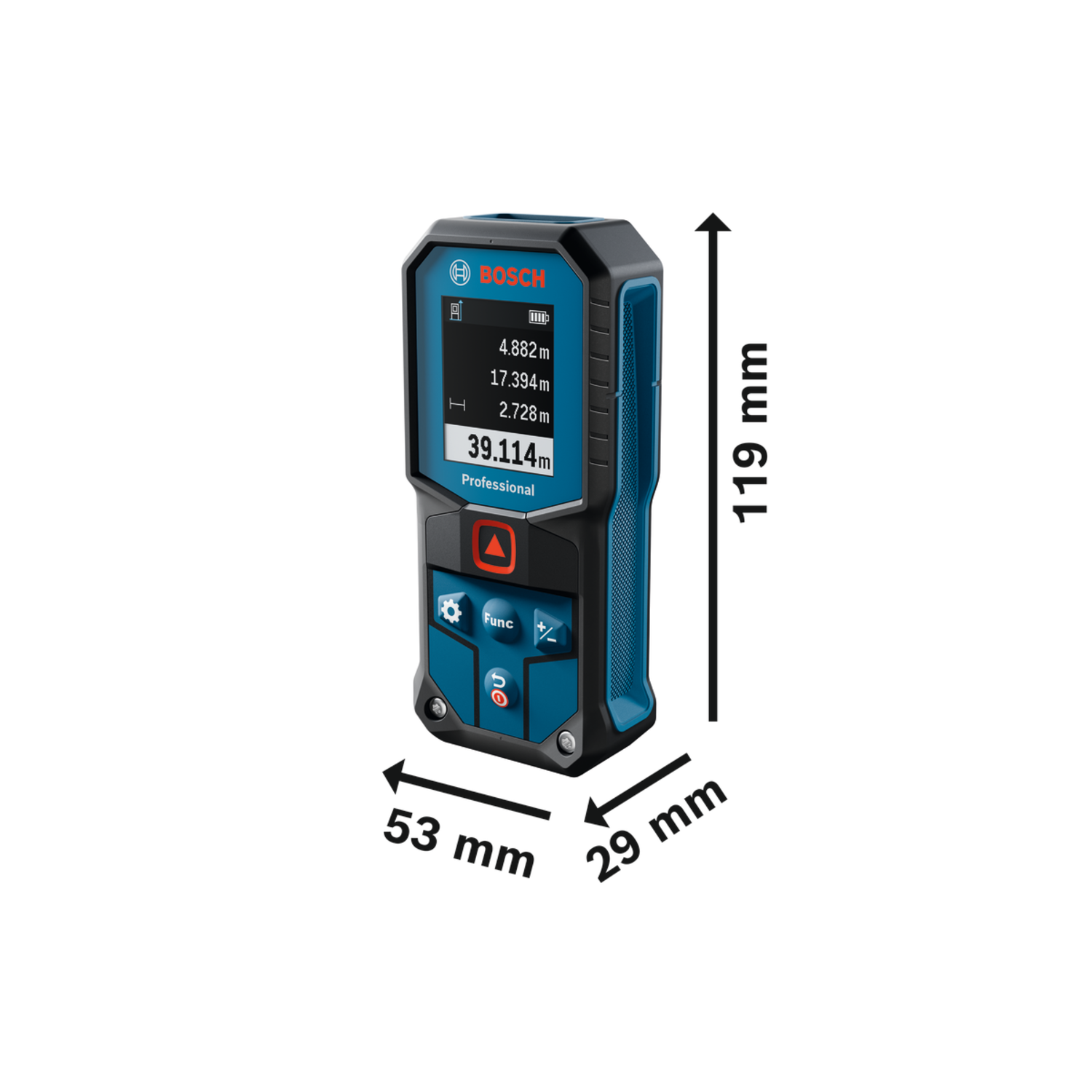 Bosch Laser-Entfernungsmesser GLM 40-31 in Tasche - Professional IP65 - 40m