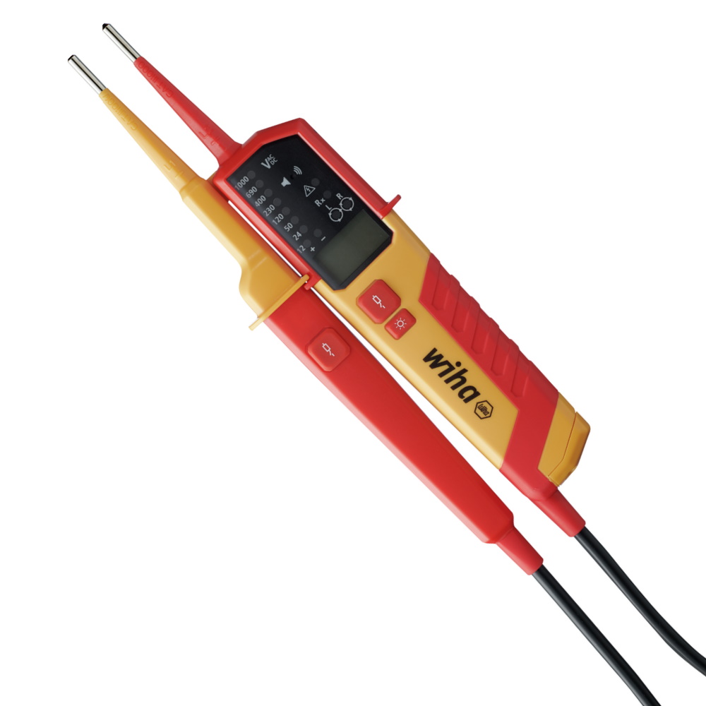 Wiha Spannungsprüfer - Durchgangsprüfer - 0,5 - 1000 V AC - CAT IV - 45217