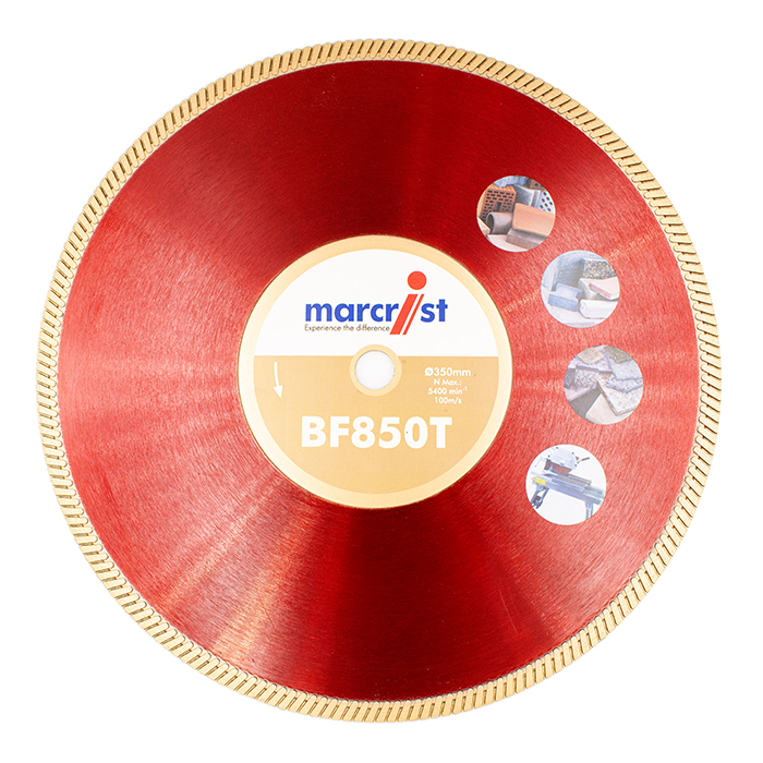 Marcrist BF 850 T Diamanttrennscheibe - 350mm - für Fliesen Keramik Steine