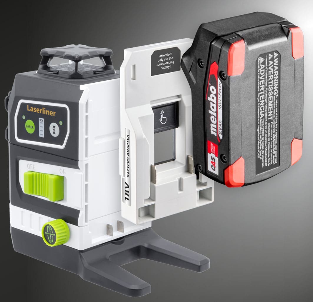 Laserliner Akkuadapter PowerAdapter - Metabo - für Multi-18V - IP54