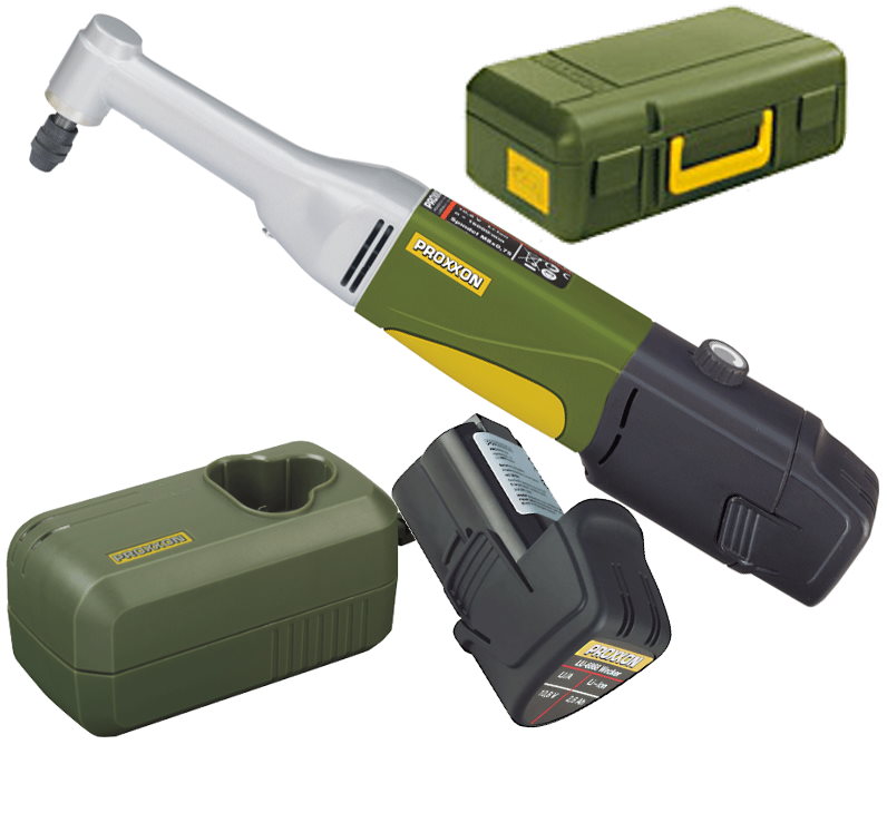 Proxxon Akku-Langhals-Winkelbohrmaschine LWB/A - inkl. Akku + Ladegerät - 29805