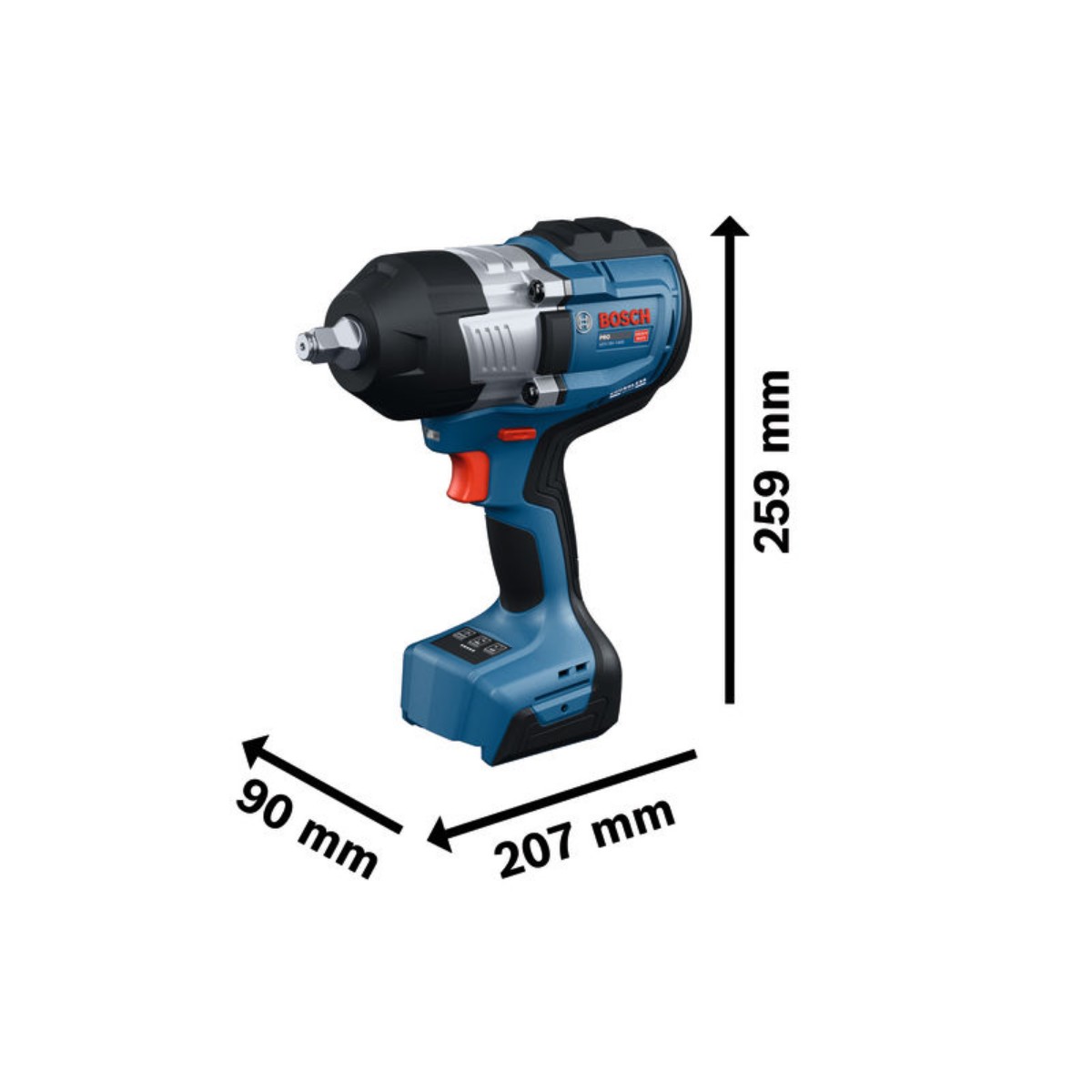 Bosch PRO Akku-Schlagschrauber GDS18V-1400 - 18V - 1400 Nm in L-Boxx