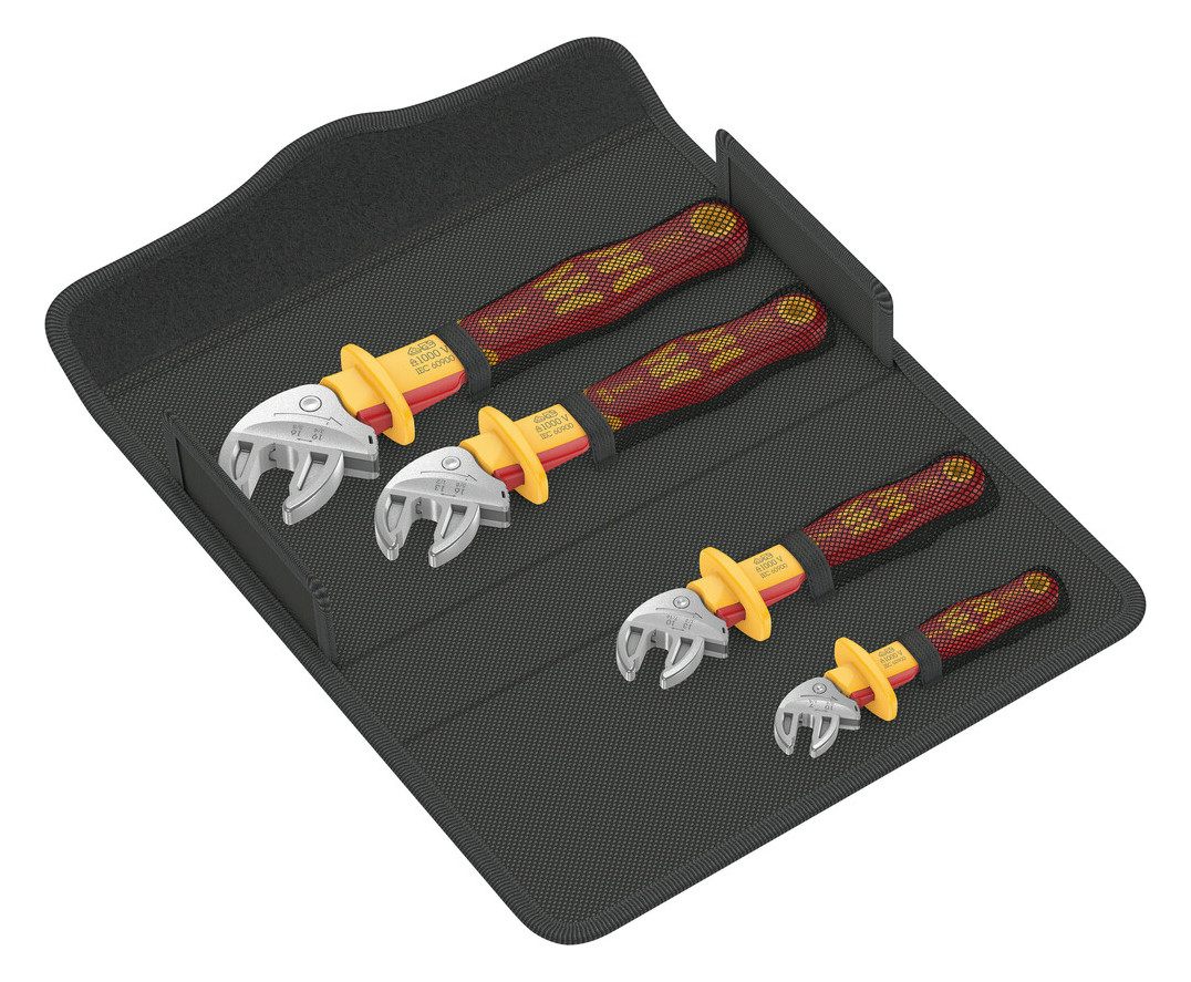 Wera 6004 Joker VDE 4 Set 1 - Maulschlüssel-Satz automatik - 4-tlg - 05020170001