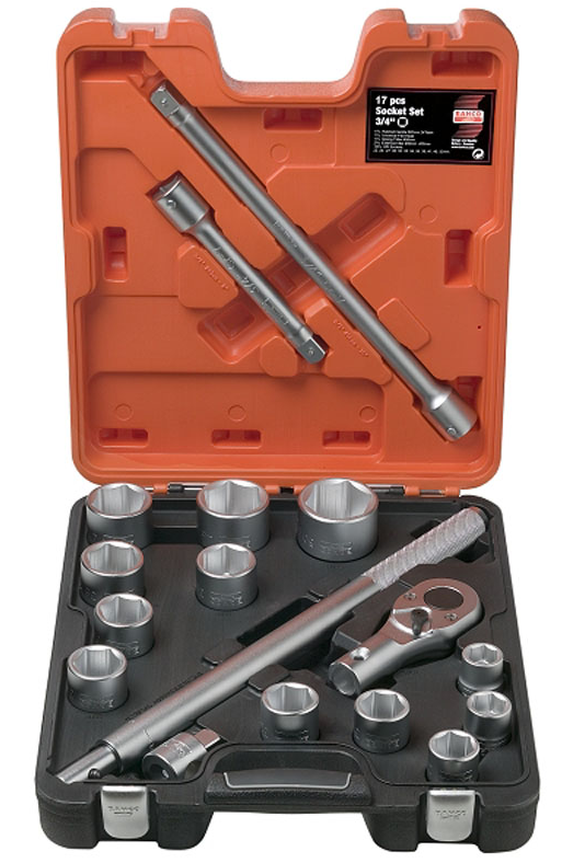 Bahco Steckschlüssel-Satz 3/4" - SLine, 17tlg. - SLX 17