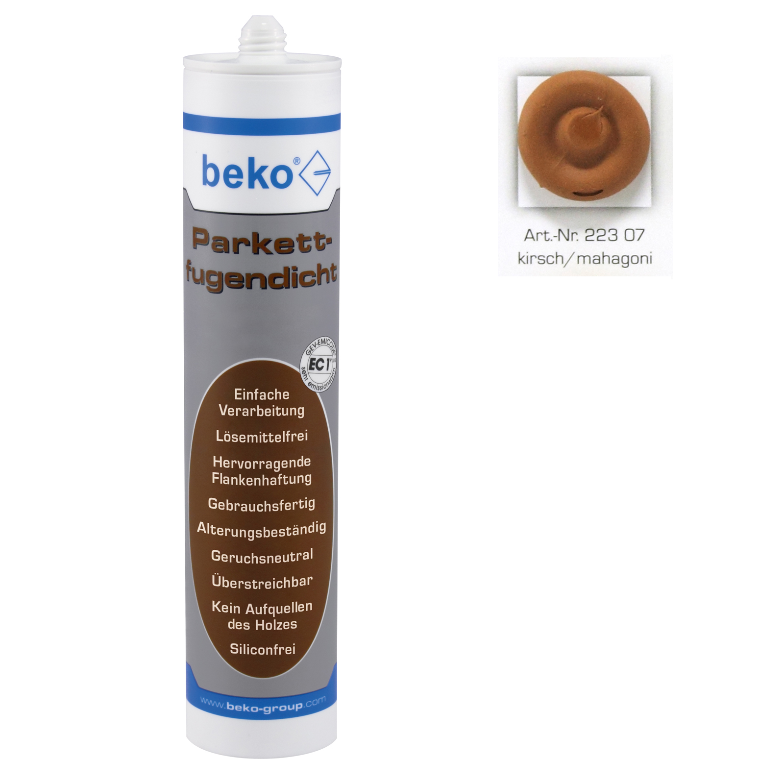 Beko Parkettfugendicht Kirsch Mahagoni 310 ml