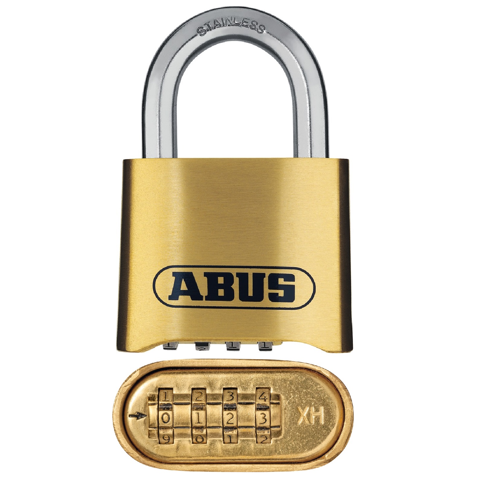 ABUS Vorhangschloss - Zahlenschloss - 180IB/50 - Robust und Rostfrei - 25543