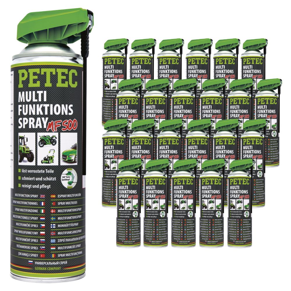 Petec Multifunktions-Spray 360 Grad Sprühkopf Set - 24 Stück -  71250