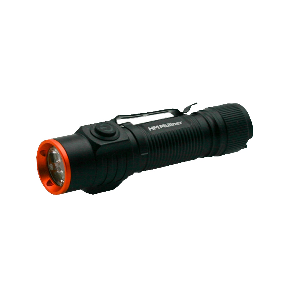 HM Müllner LED Stabtaschenlampe 115 mm Li-Ion Akku USB wiederaufladbar