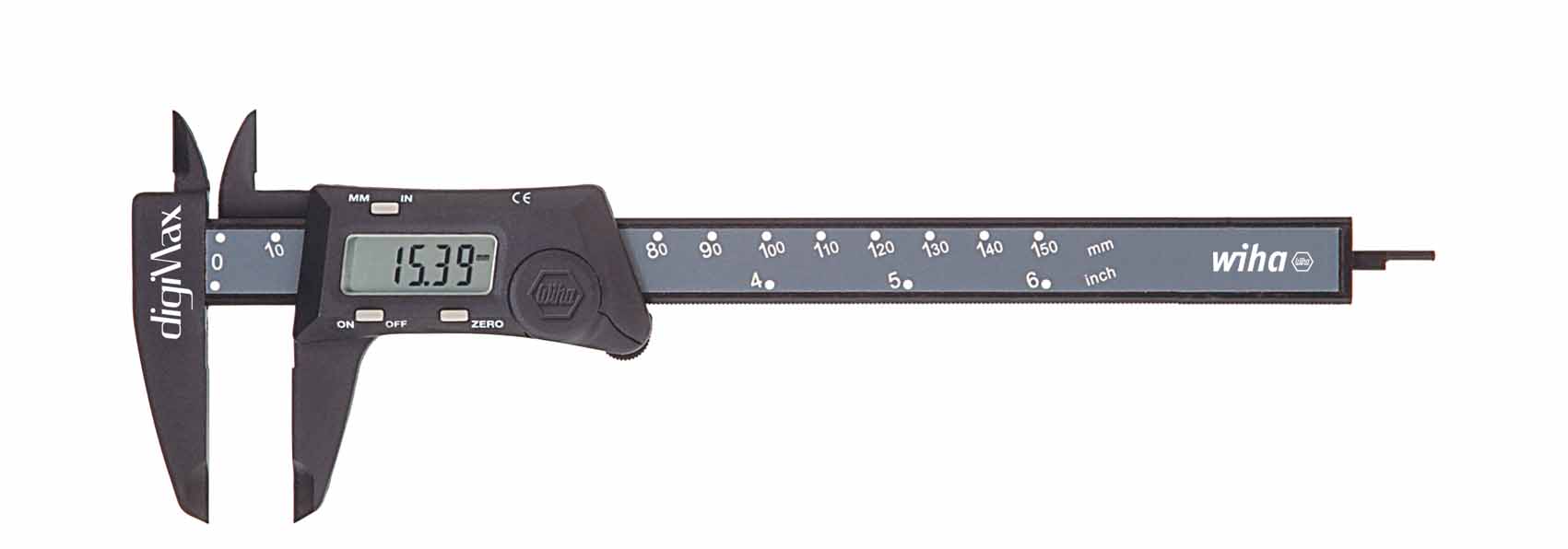 Wiha Messschieber digiMax - 29422 - Ablesung 0,01mm - digital