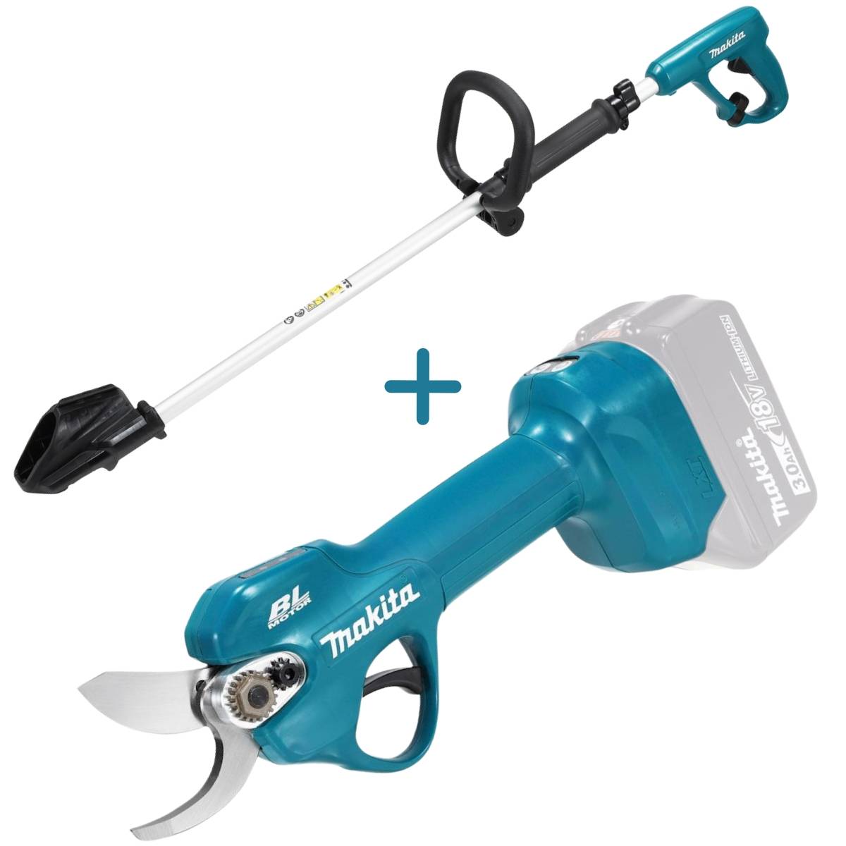 Makita Akku Astschere DUP181Z - 18V - 30 mm + 1.100 mm Griffverlängerung
