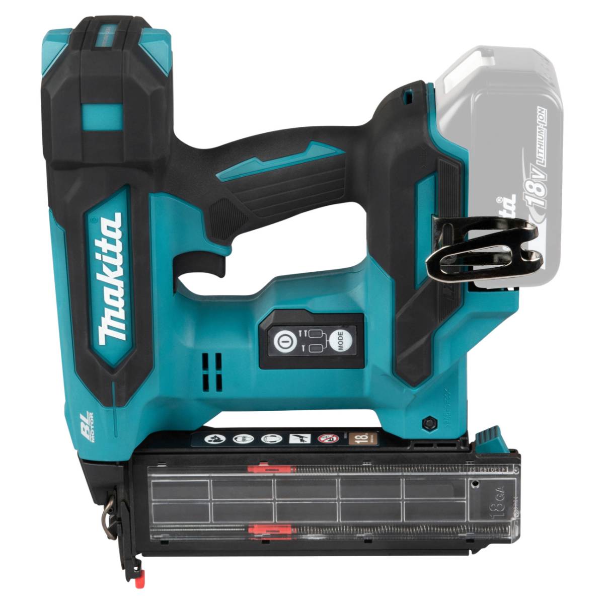 Makita Stauchkopfnagler Nagler 18V DBN501Z - 18ga 15-50mm - ohne Akku/Ladegerät