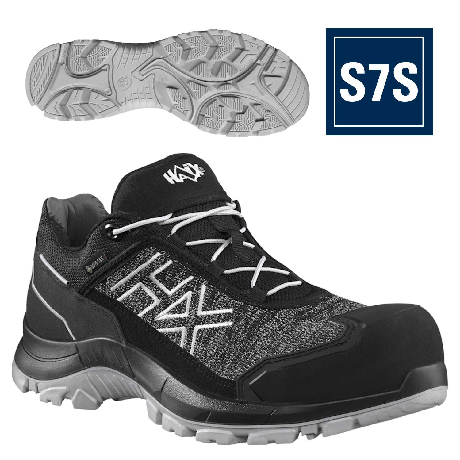 Haix Sicherheitsschuhe BLACK EAGLE Safety 400 C, GTX - grau - S7S
