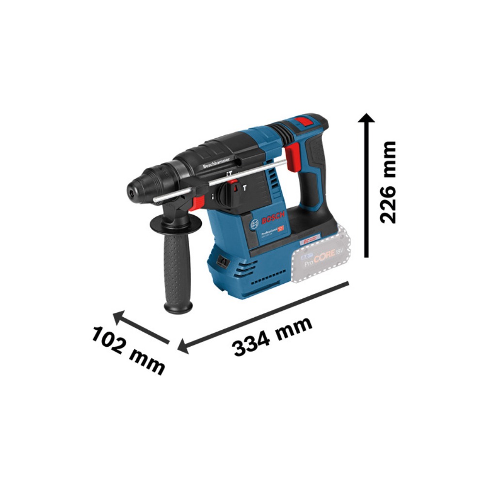 Bosch Akku-Bohrhammer GBH 18V-26 - SDS-plus - 2,6J  - L-BOXX - 0611909000