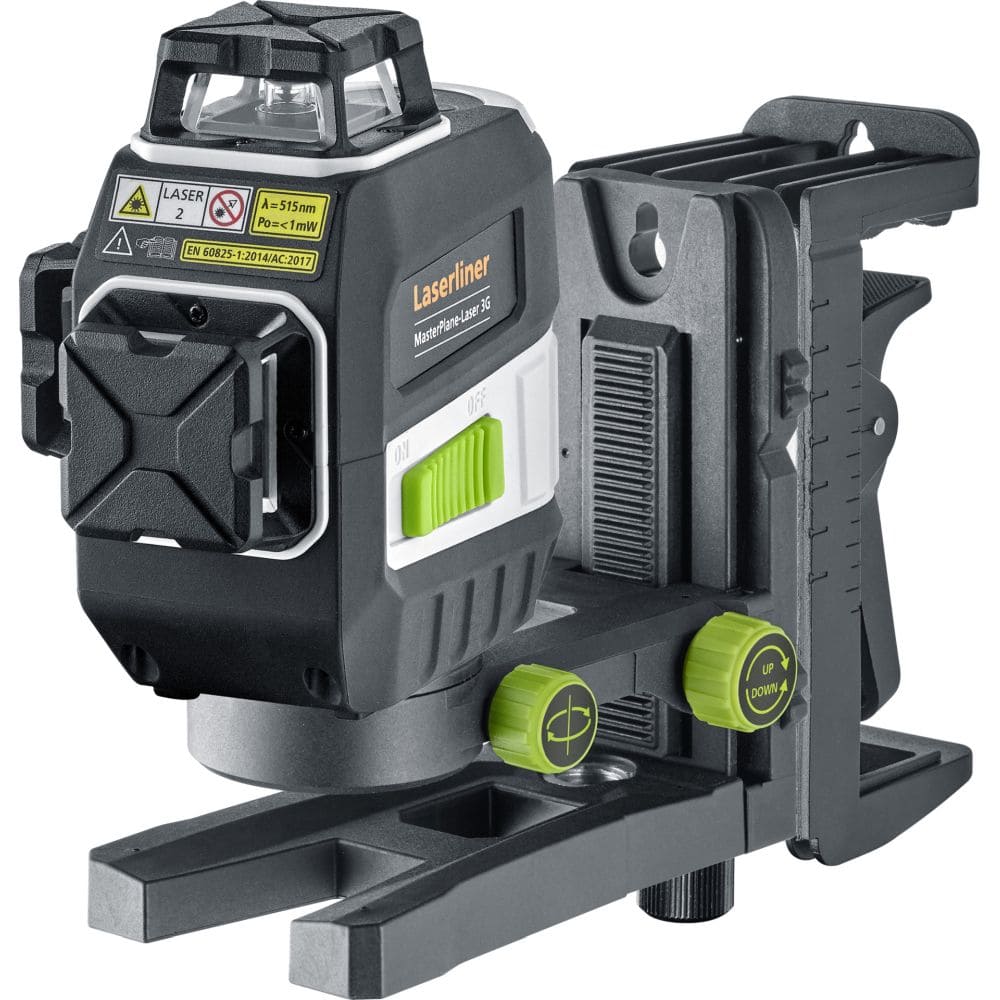 Laserliner Linienlaser MasterPlane-Laser 3G Pro - 3D - 360 Grad Grün mit L-BOXX