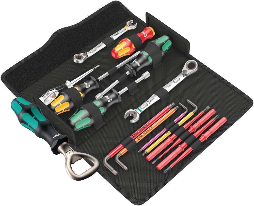 Wera Kraftform Kompakt SH 2 Sanitär Heizung Plumbkit - 15-teilig - Flaschenöffner
