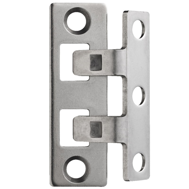 Abus Scharnierseitensicherung TAS102 - vernickelt - für Haus- und Eingangstüren