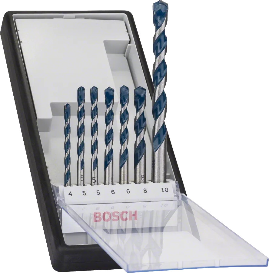 Bosch Betonbohrer-Set CYL-5 Robustline - 7-tlg. - 4,5,5,6,6,8,10mm - 2608588167