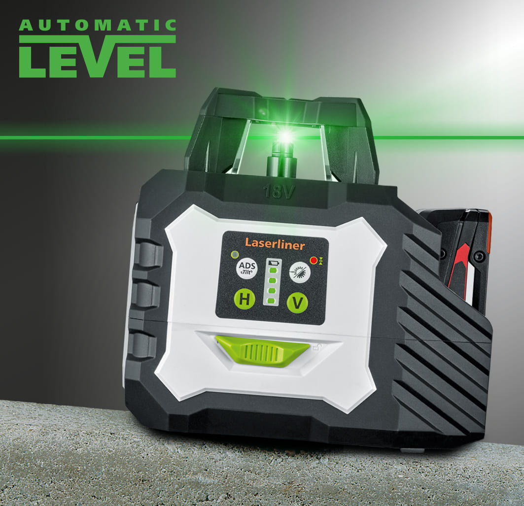 Laserliner Hybridlaser Duraplane GMX Multi-18V 360Grad  Grünlaser im Tragekoffer