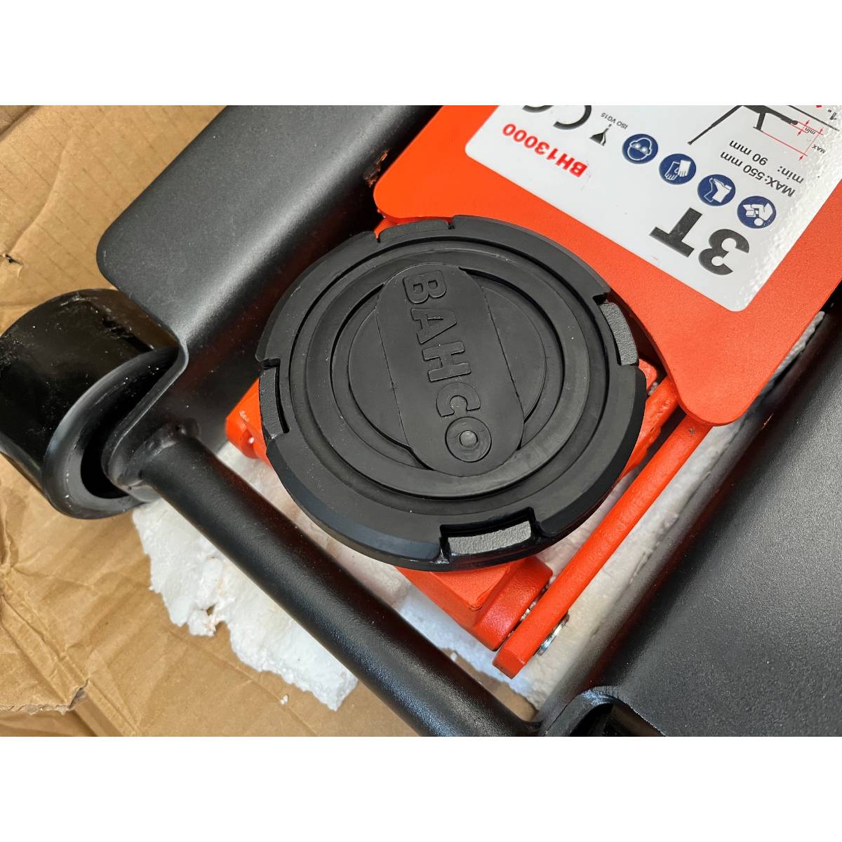 Bahco Wagenheber Rangierwagenheber BH 13000 3 T mit Doppelkolben - B-Ware