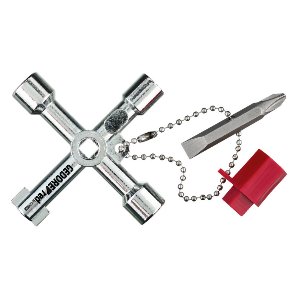 Gedore Schaltschrankschlüssel Universalschlüssel - 6 in 1 - ergonomisch schnell