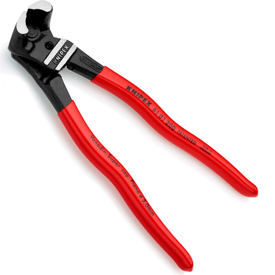 Knipex Bolzen-Vornschneider 61 01 200 - 200mm - bis zu 4,0mm Ø