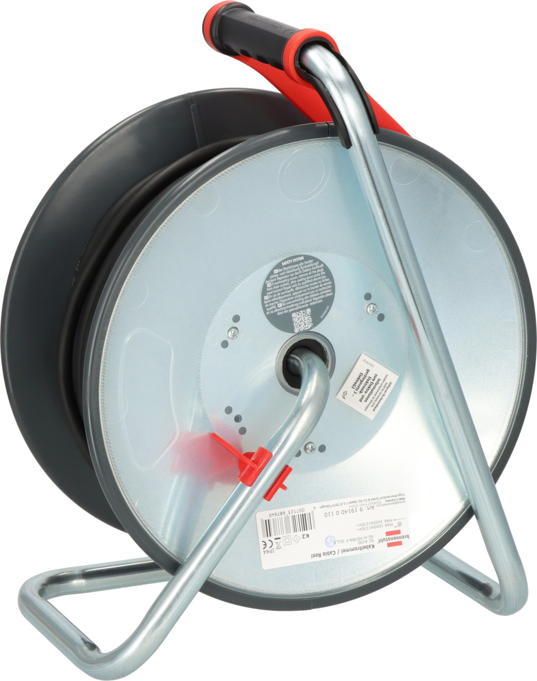 Brennenstuhl SteelCore Kabeltrommel SC 4100 - IP44 - 40m - 230V - 9191400110