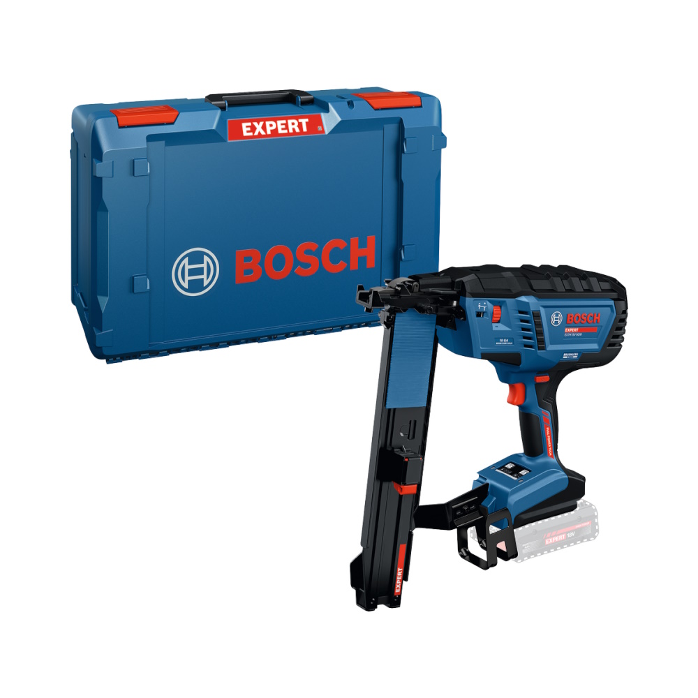 Bosch Akku Holzklammerer EXPERT EXTH18V-50M 18V - ohne Akku/Ladegerät in XL-BOXX