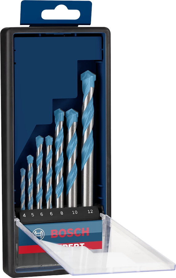Bosch EXPERT CYL-9 Bohrer-Set - 7-teilig - 4/5/6/6/8/10/12 mm - 2608900647