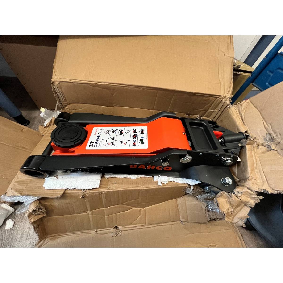 Bahco Wagenheber Rangierwagenheber BH 13000 3 T mit Doppelkolben - B-Ware