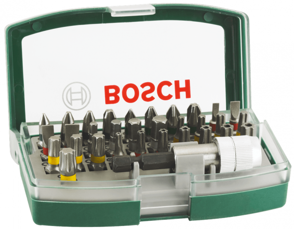 Bosch Schrauberbit-Set 32-tlg. - mit Farbcodierung - 2607017063