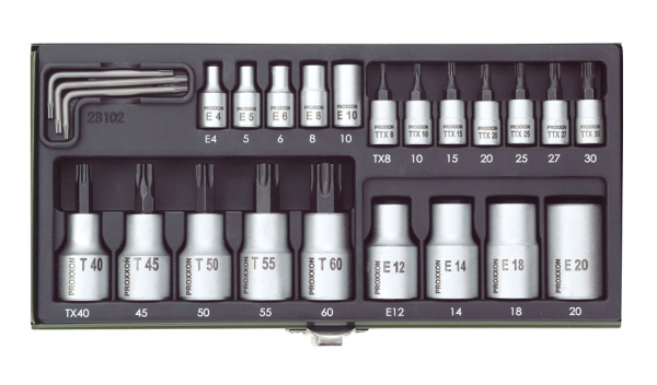 Proxxon TX-Steckschlüssel-Spezialsatz, 24-teilig - 23102