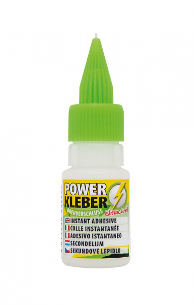 Petec 93220 Power Kleber 20 Gramm - Drehverschluss - Sekundenkleber - 93220
