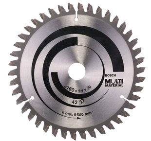 Bosch Multi Material Kreissägeblatt - 160x20x2,4mm - 42 Zähne